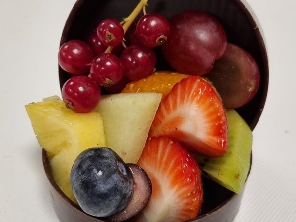 Lactose/glutenvrij choco vrucht (Vegan)